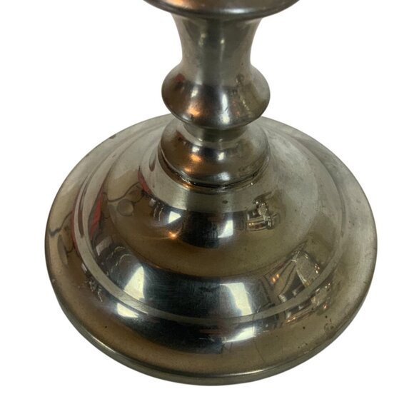 Vintage Stieff Pewter Candlesticks Set of 2 Old Sturbridge Village Candle Holder - Picture 2 of 10